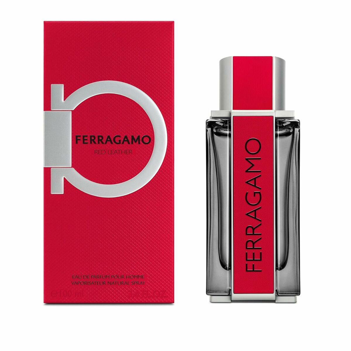 Salvatore ferragamo red leather edp