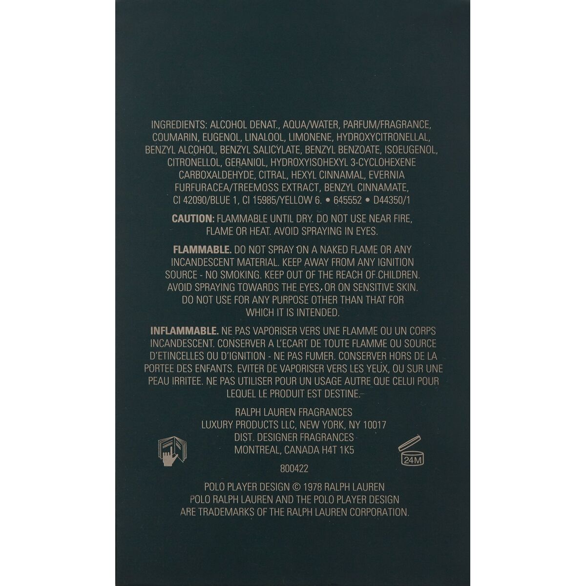 Ralph lauren polo green edt