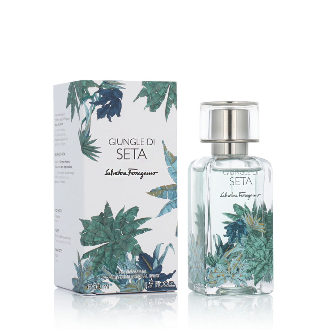 Salvatore ferragamo giungle di seta edp
